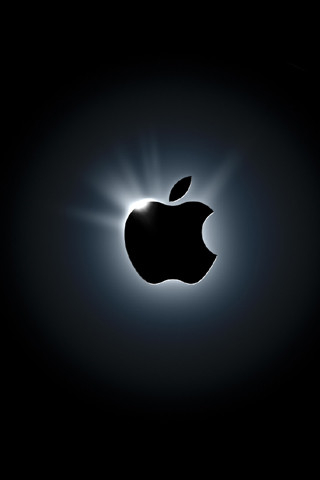 Apple Logo: A classic black